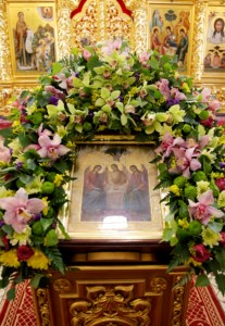 Всенощное бдение в Свято-Троицком кафедральном соборе г. Саратова