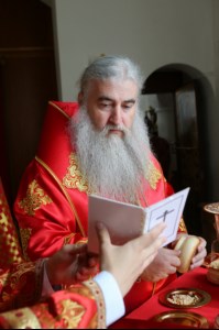 Божественная литургия на Архиерейском подворье — храме в честь иконы Божией Матери «Утоли моя печали» г.Саратова