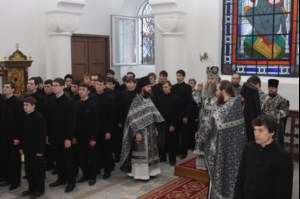 Литургия Преждеосвященных Даров в храме в честь иконы Божией Матери «Утоли моя печали»