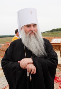 Чин основания храма во имя новомучеников и исповедников Саратовских в строящемся районе Солнечный-2 г. Саратова