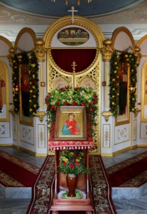 Всенощное бдение в храме святого великомученика и целителя Пантелеимона г. Саратова