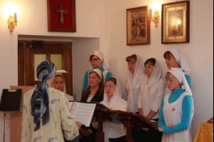 Божественная литургия в Крестовоздвиженском храме города Саратова