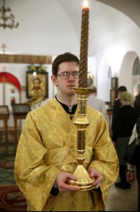 Божественная литургия в храме в честь Благовещения Пресвятой Богородицы г.Саратова
