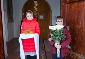Божественная литургия в храме во имя святого благоверного князя Александра Невского города Ртищева Балашовской епархии
