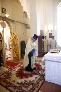 Всенощное бдение в храме в честь Казанской иконы Божией Матери г.Саратова