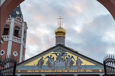 Божественная литургия в Свято-Троицком кафедральном соборе г. Саратова