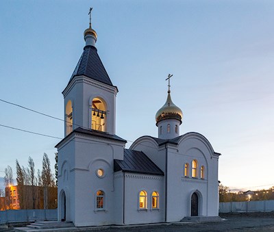 Великое освящение храма Сорока Севастийских мучеников г. Саратова и Божественная литургия в новоосвященном храме
