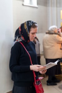 Великое повечерие с чтением канона преподобного Андрея Критского в храме великомученика Георгия Победоносца г. Саратова
