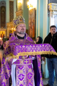 Литургия Преждеосвященных Даров в храме в честь Сошествия Святого Духа г. Саратова
