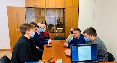 Представители и гость епархии встретились с проректором СГУ
