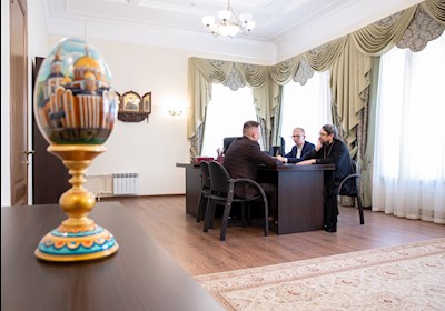 Саратовскую семинарию посетил председатель комитета по образованию г. Саратова
