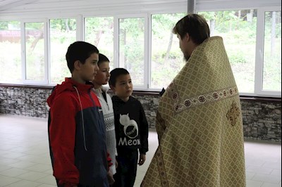 В «Солнечном» состоялось таинство Крещения