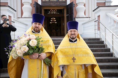 Митрополит Игнатий совершил Божественную литургию в Покровском соборе г. Саратова