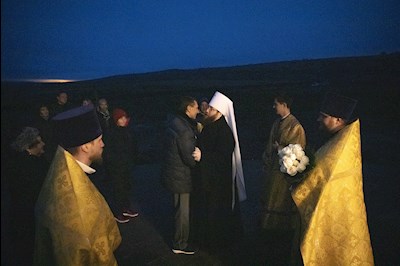 Митрополит Игнатий совершил Великое освящение храма святителя и Чудотворца Николая села Долгий Буерак Гагаринского района г. Саратова и Божественную литургию в новоосвященном храме