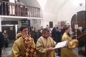 Божественная литургия в храме во имя святителя и чудотворца Николая на Елшанском кладбище г. Саратова