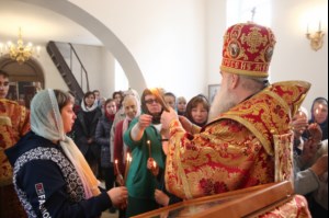 Великое освящение храма святой великомученицы Екатерины г. Саратова и Божественная литургия в новоосвященном храме
