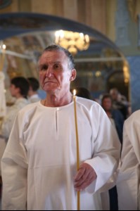 Крещальная литургия в Свято-Троицком кафедральном соборе г.Саратова