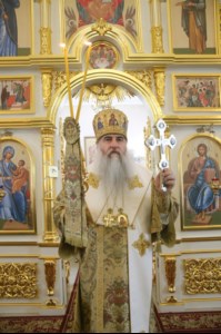 Божественная литургия в храме святителей Василия Великого, Григория Богослова, Иоанна Златоуста г.Саратова
