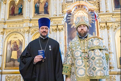 Митрополит Игнатий совершил Божественную литургию в Духосошественском соборе г. Саратова