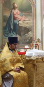 Божественная литургия в храме во имя Всех Святых, в земле Российской просиявших, г.Саратова