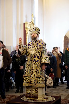 Литургия святителя Василия Великого в Георгиевском храме г. Саратова