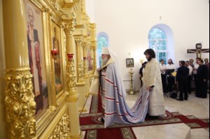 Всенощное бдение в храме во имя апостола и евангелиста Иоанна Богослова г.Саратова