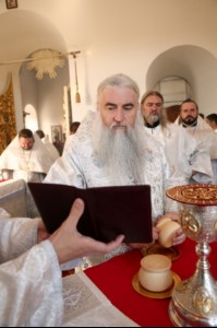 Божественная литургия в храме во имя Архангела Михаила с. Михайловка Саратовского района