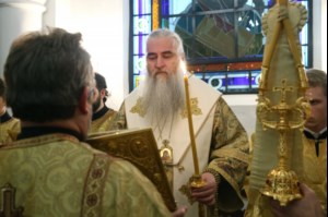 Всенощное бдение на Архиерейском подворье — в храме в честь иконы Божией Матери «Утоли моя печали» г. Саратова