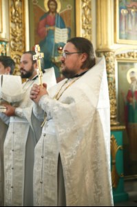 Божественная литургия в храме во имя Архангела Михаила с. Михайловка Саратовского района