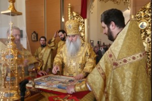 Божественная литургия и вечерня с чином прощения в Свято-Троицком кафедральном соборе г. Вольска