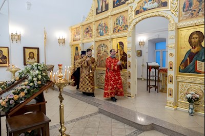 Встреча ковчега с мощами мученицы Татианы