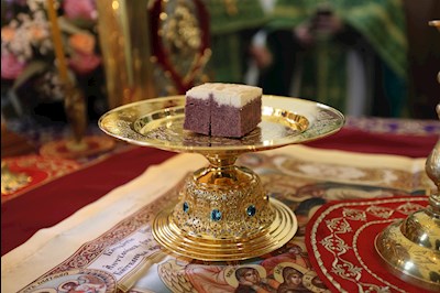Митрополит Игнатий совершил Литургию Преждеосвященных Даров в храме в честь иконы Божией Матери «Всех скорбящих Радость» г. Саратова