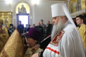 Великое освящение верхнего храма во имя Святой Живоначальной Троицы Свято-Троицкого кафедрального собора города Саратова