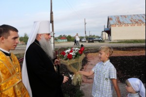 Чин Великого освящения и Божественная литургия в храме святого пророка Илии в селе Липовка Базарно-Карабулакского района