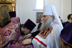Божественная литургия в храме великомученика Георгия Победоносца г. Саратова