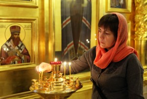 Всенощное бдение в Свято-Троицком кафедральном соборе Саратова