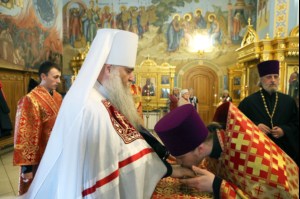 Всенощное бдение в Свято-Троицком кафедральном соборе г.Саратова