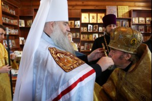 Божественная литургия в храме в честь Сретения Господня г. Саратова