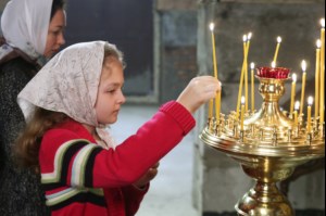 Престольный праздник в саратовском храме во имя преподобного Сергия Радонежского