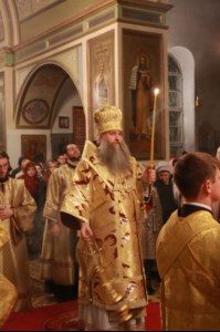 Всенощное бдение в Свято-Троицком храме Покровска