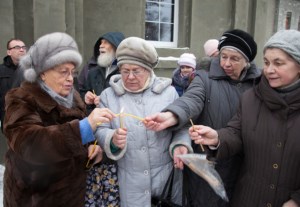 Освящены кресты и купола храма во имя великомученицы Екатерины г. Саратова