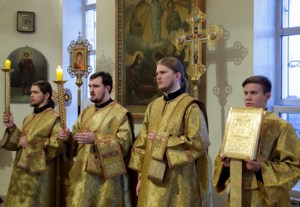 Всенощное бдение в Благовещенском храме г. Вольска