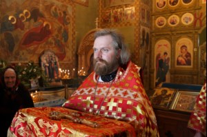 Божественная литургия в храме во имя святого благоверного великого князя Димитрия Донского села Столыпино Балтайского района