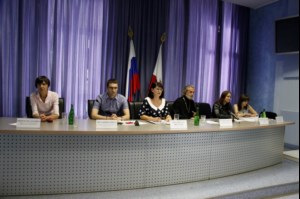Сотрудники Саратовской епархии рассказали представителям прессы о грантовом проекте «Духовные скрепы отечества — история и современность»