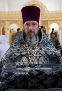 Литургия Преждеосвященных Даров, малое повечерие, утреня и первый час на Архиерейском подворье — храме во имя святых равноапостольных Кирилла и Мефодия при СГУ