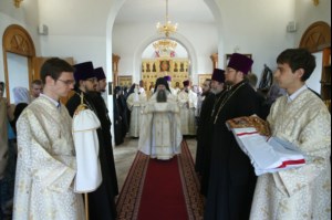 Божественная литургия в Свято-Алексиевском женском монастыре г.Саратова