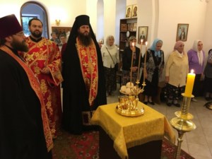Престольный праздник в новом храме во имя святых мучеников Адриана и Наталии г. Саратова