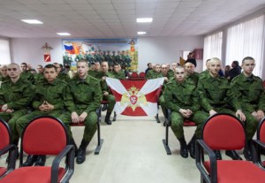 Священник принял участие в проводах выпускников на военную службу