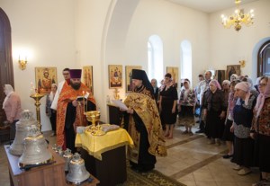 Освящены колокола саратовского храма во имя святых мучеников Адриана и Наталии