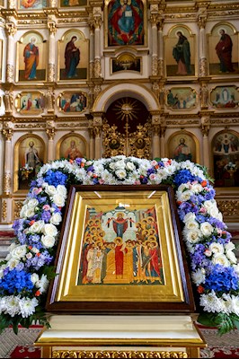 Всенощное бдение в Покровском храме г. Саратова
